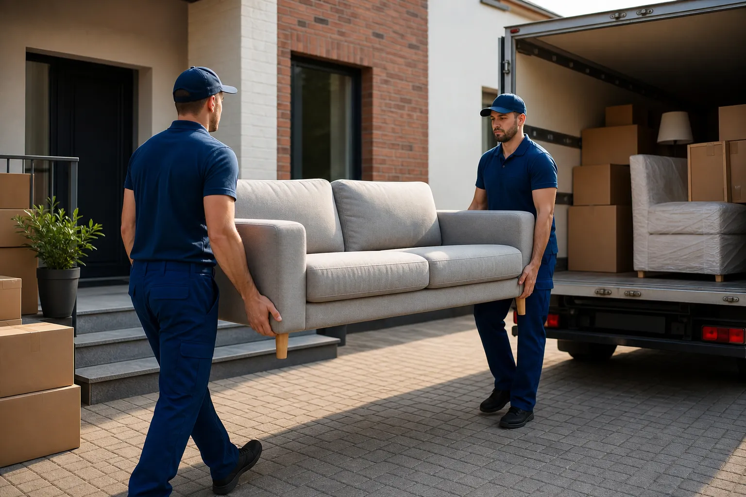 How to move large furniture safely