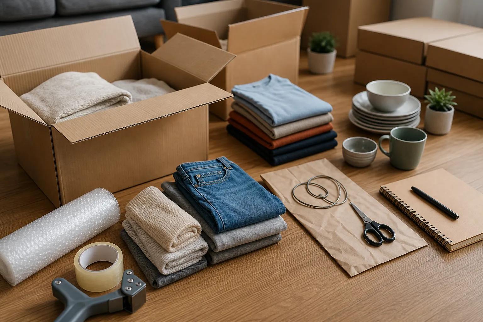 3. Two weeks out: packing plan and supplies compared — residential moving checklist