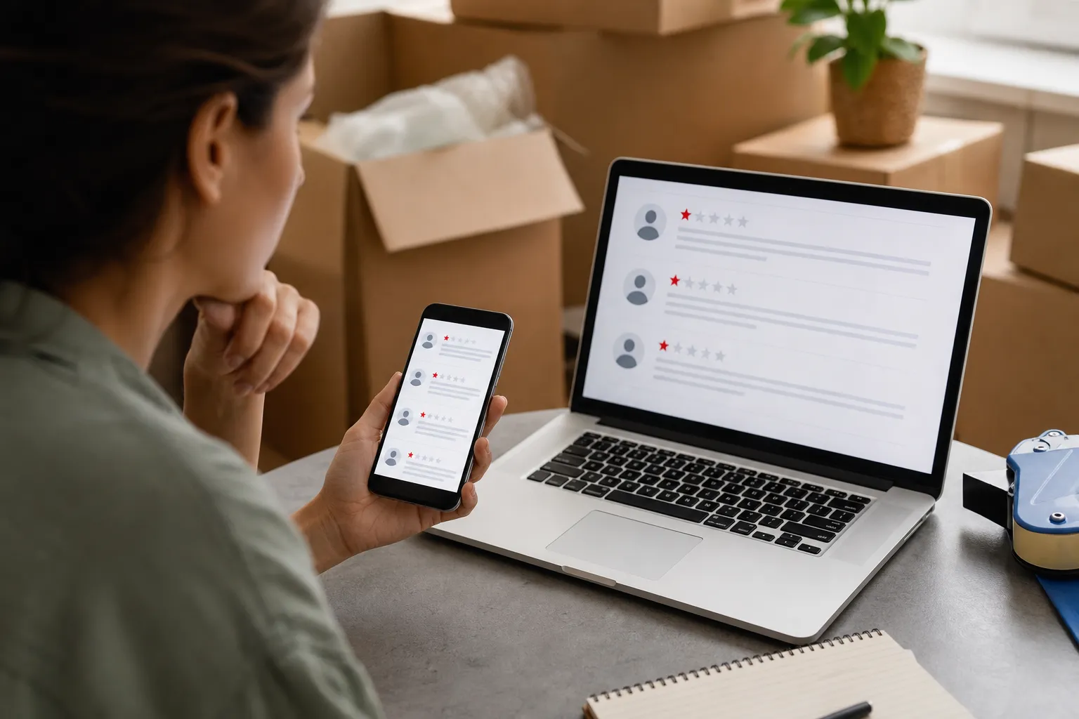 Step 3: Red flags in reviews and what they mean — moving company reviews Windsor