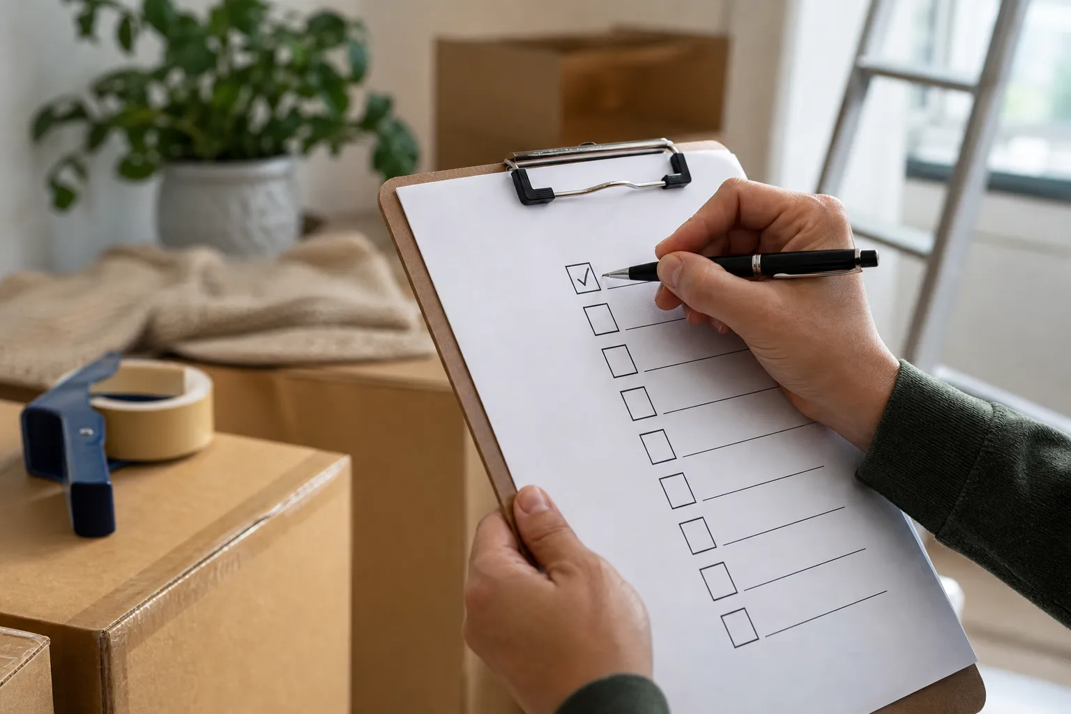 A timed, ordered plan: day 0 to week 1 — how to unpack after moving