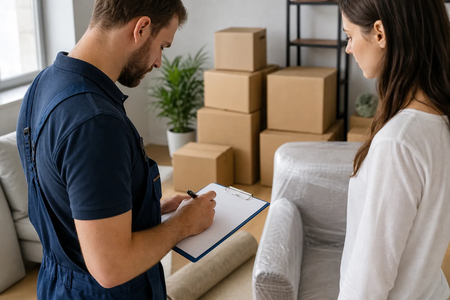 Working with professional movers: inventory, estimates and supervision — moving day essentials checklist