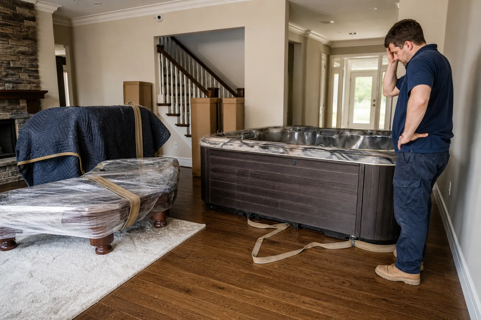 5. No proof of specialty-item experience for pianos, hot tubs or pool tables — residential moving services Windsor Ontario