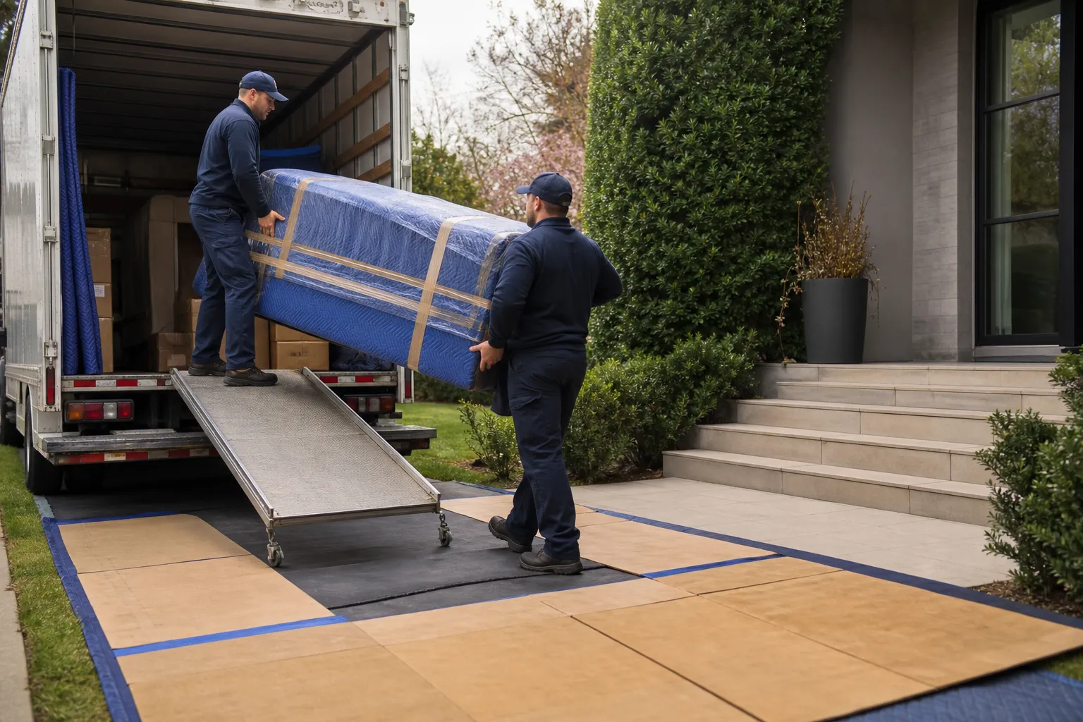 6. Protect floors, doors and load the truck like a pro — how to move large furniture safely