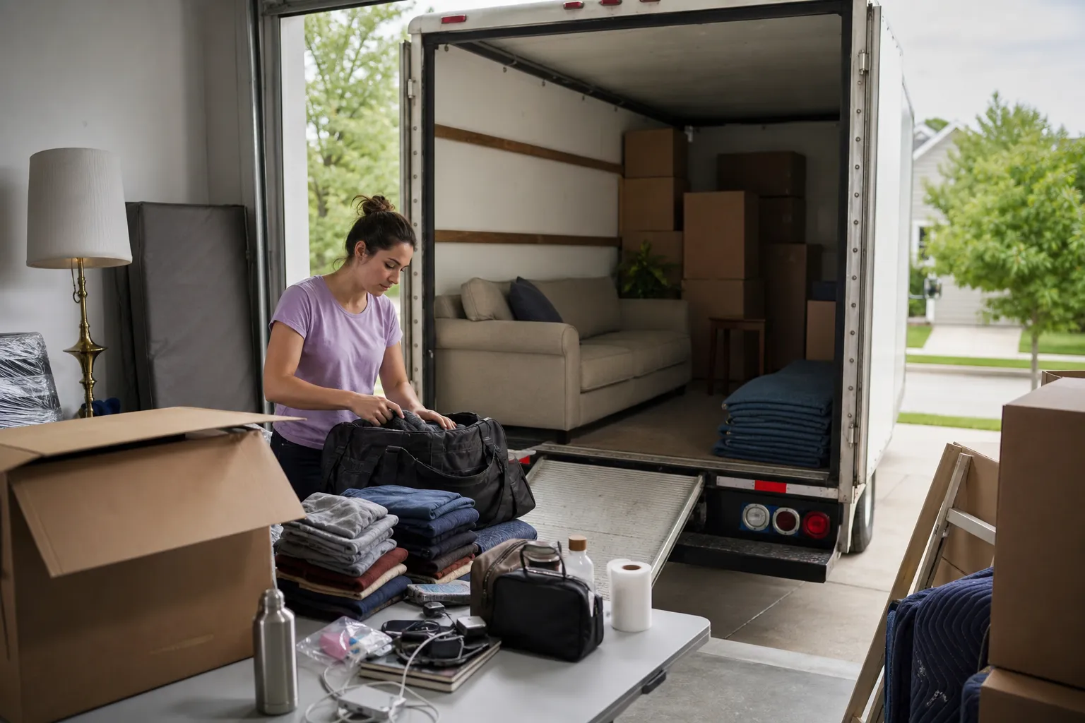 What not to pack and essential items to carry with you — how to pack a moving truck