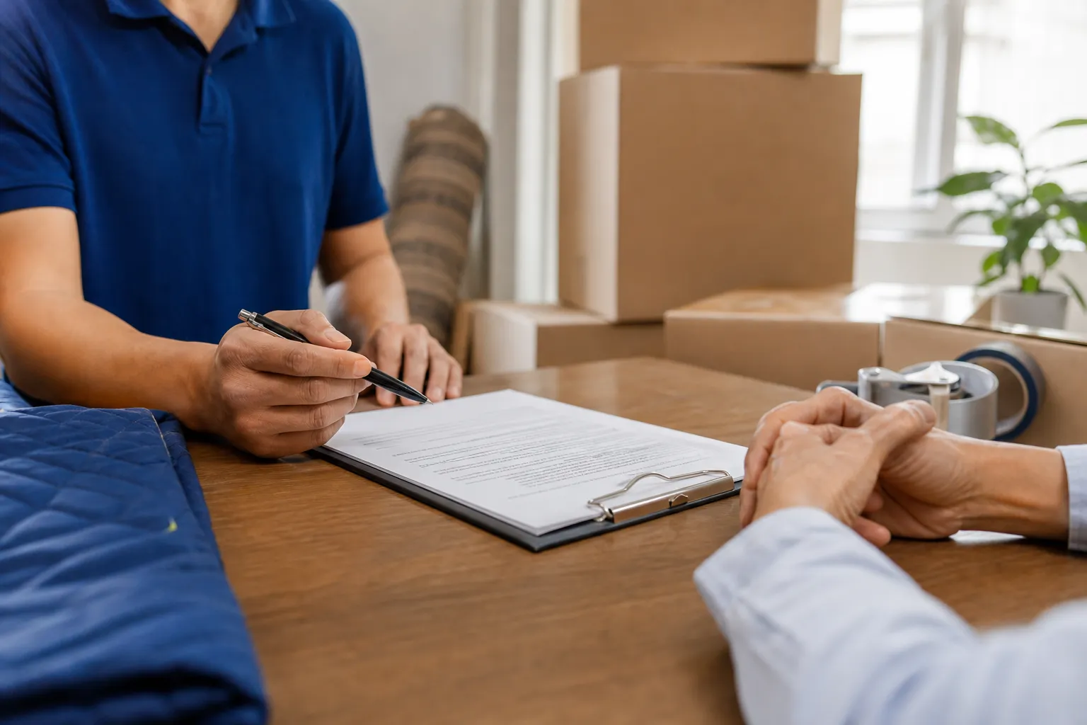 Clarify pricing, extras and the written contract — same day movers Windsor