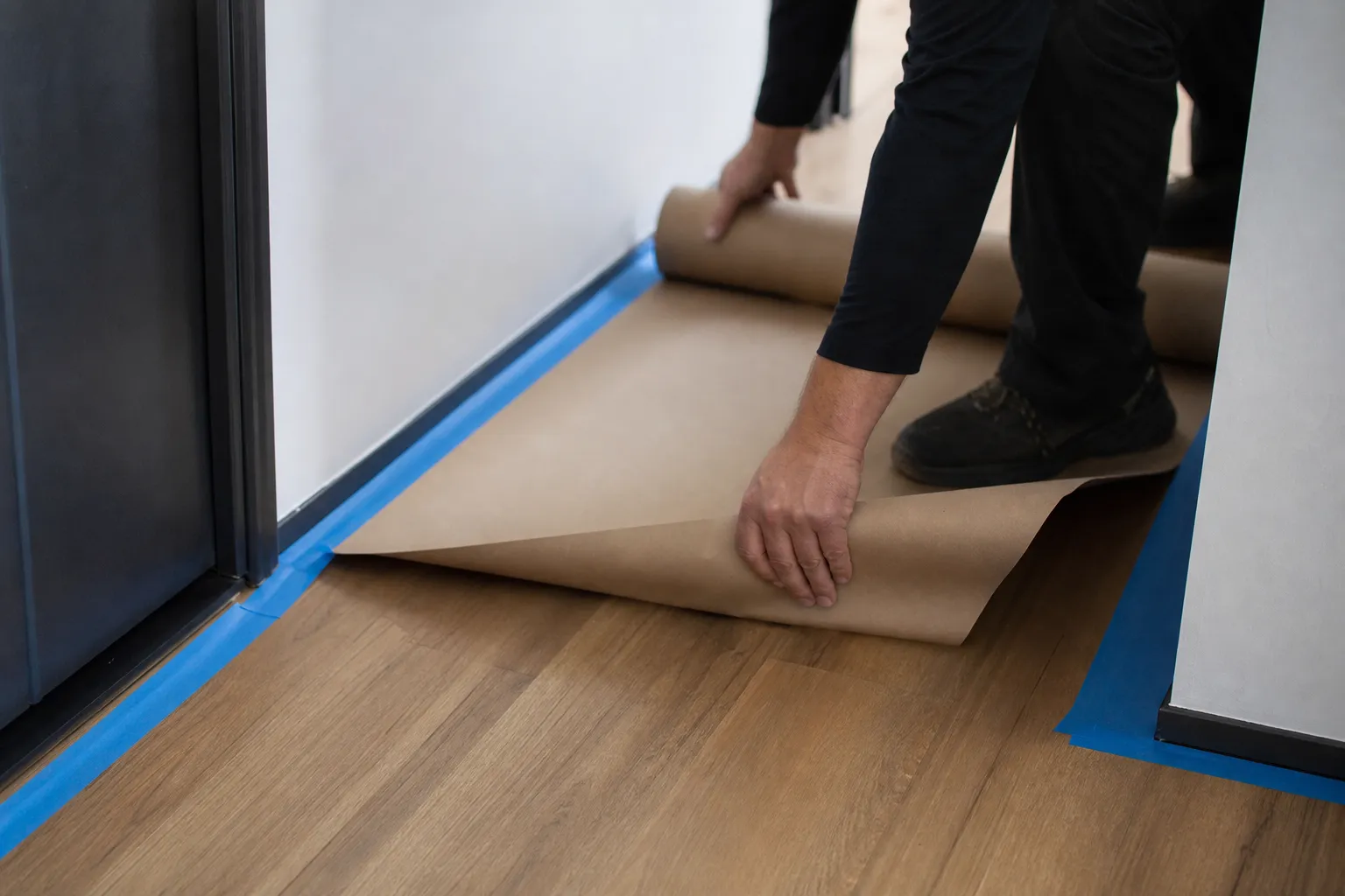 3. Protect floors, walls and hallways before movers arrive — apartment moving tips for renters