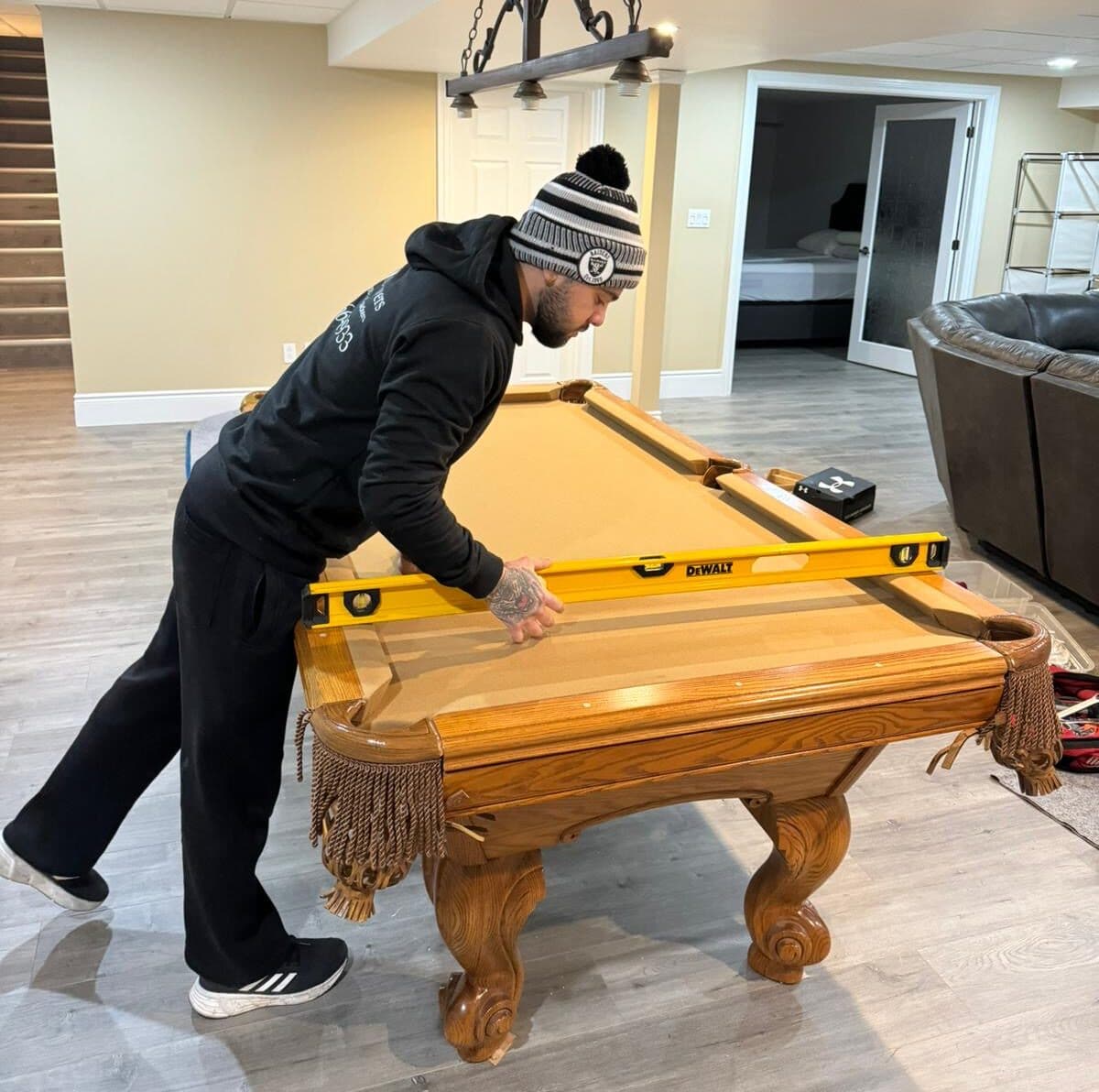 Pool table move